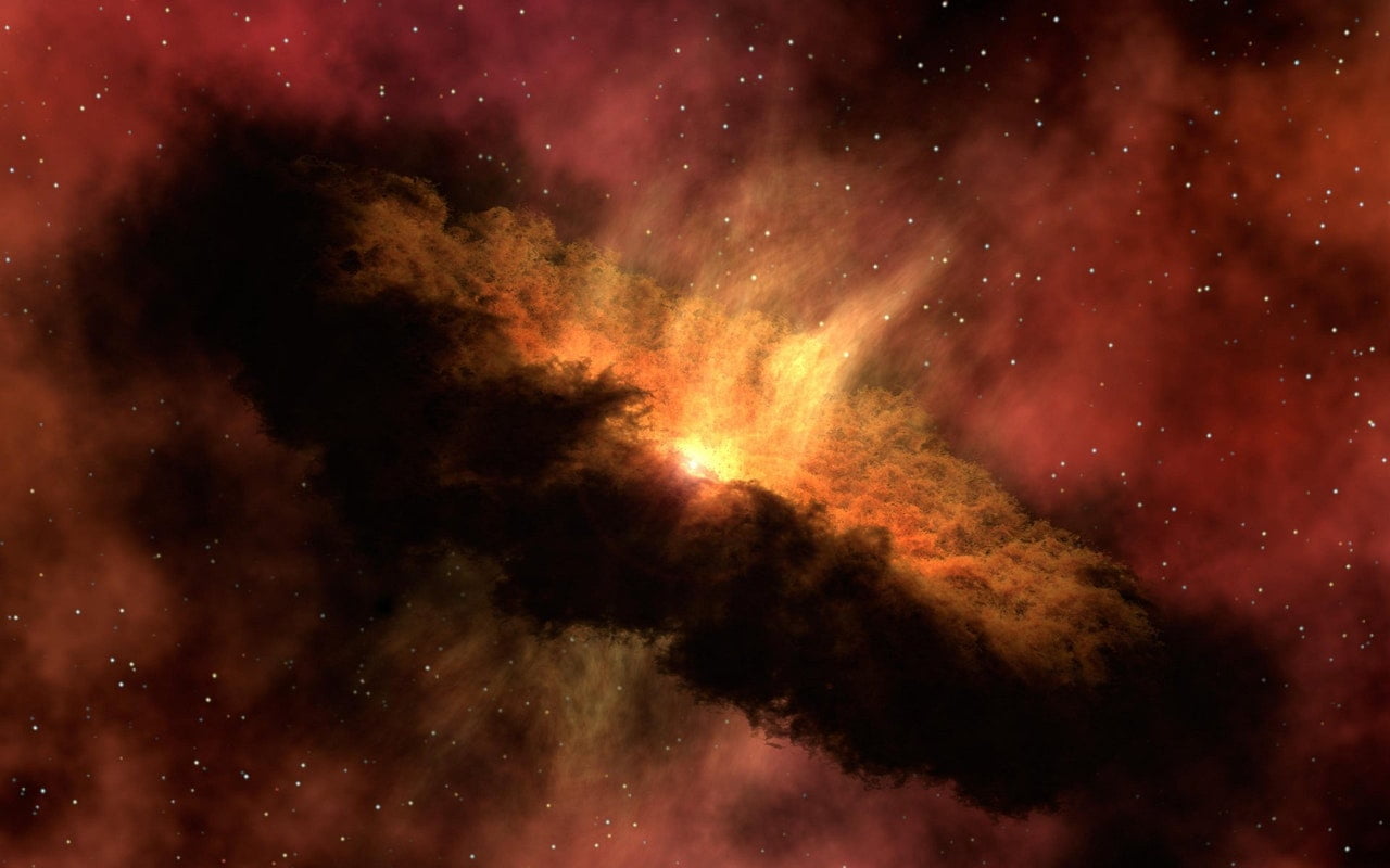 space universe dust cloud stars galaxy